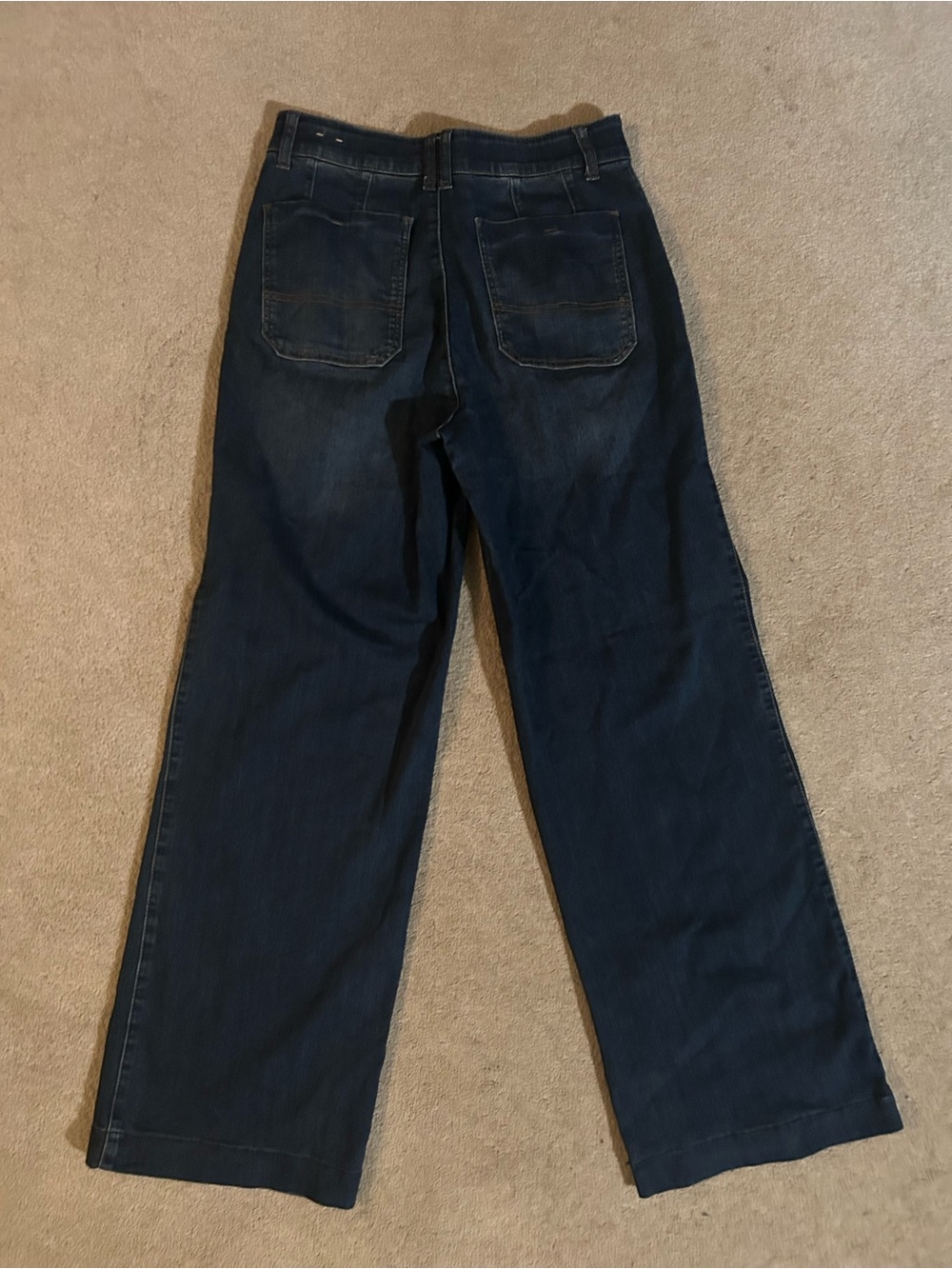 Democracy Women's Dark Blue Wide-Leg Jeans